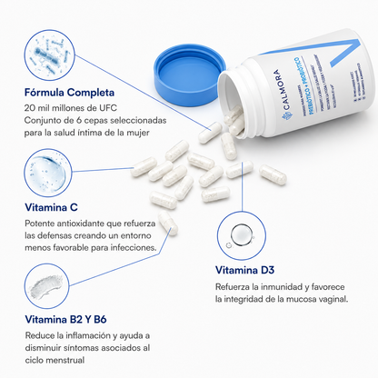 Calmora™ | Siéntete cómoda ahí abajo. Y en todas partes.