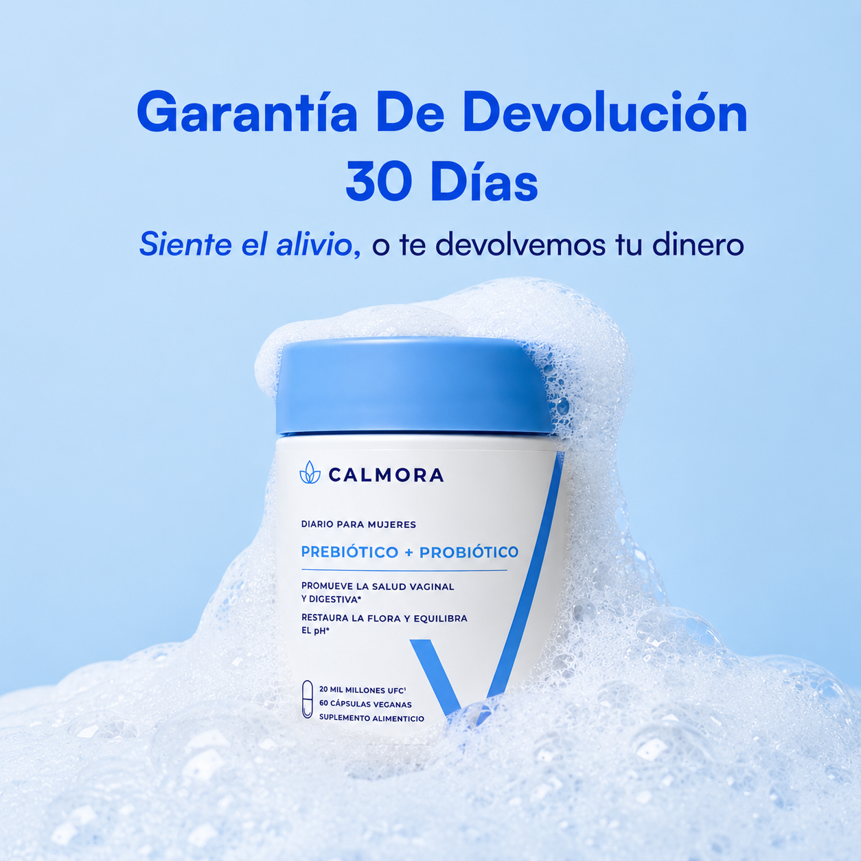 Calmora™ | Siéntete cómoda ahí abajo. Y en todas partes.